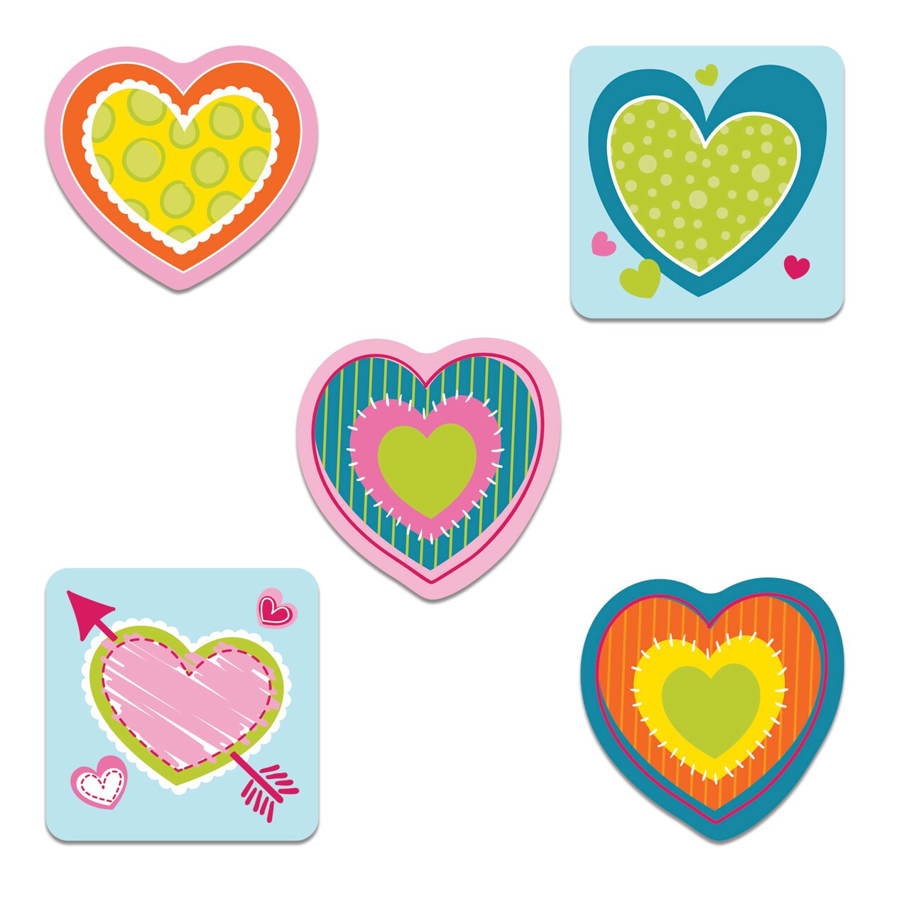 Carson Dellosa 36-Piece Mini Valentines Day Decorations, Colorful Hearts Cutouts for Valentines Day Decorations, Spring, Locker, Bulletin Board, and Wall Decor Classroom Must Haves